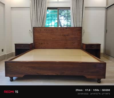 Solid Sheesham wood, well crafted-designed new furniture