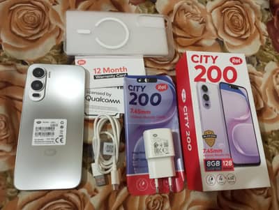 Itel city 200 with box 6 month ki warranty