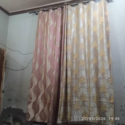 curtain for window 3 piece 9 ft