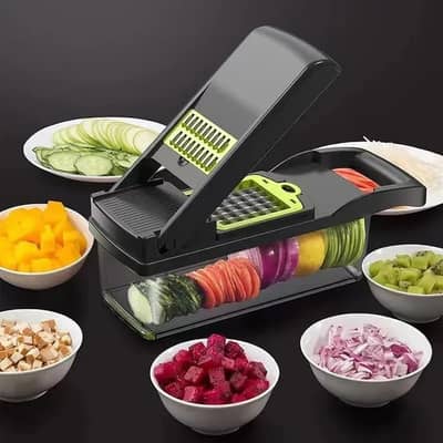 IMPORTANT Vegetable Cutter 16 Pcs Free Home Delivery