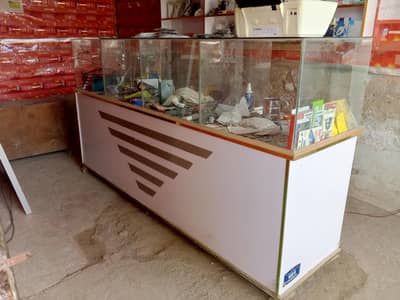 `Mobile Shop Counter + Wall Rack For Sale - Urgent - Shabqadar`