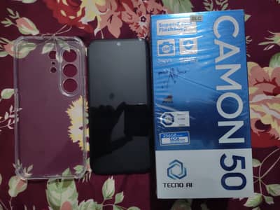 tecno camon 50 16/256 box oppened