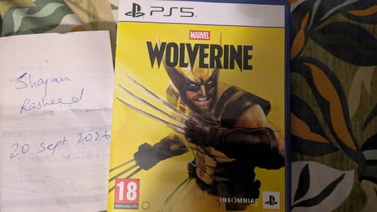 Wolverine Ps5 3 days used