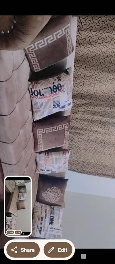 L shape sofa, almost new
