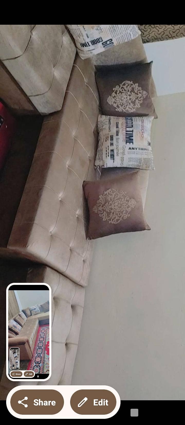 L shape sofa, almost new 1