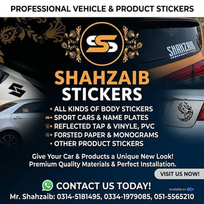 stickers & lasercutting