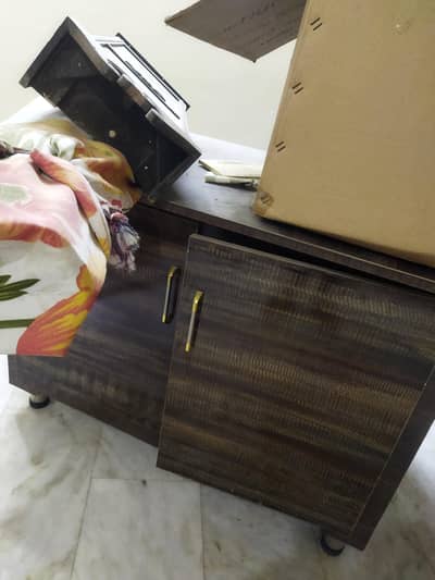 Wooden Almari Iron stand