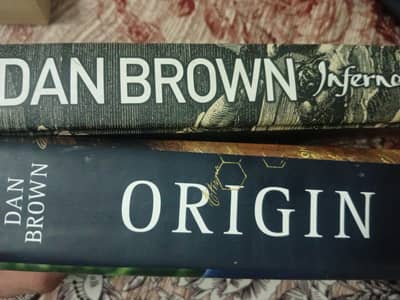 dan browns origin and inferno ( hard cover ) original