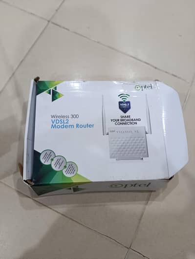PTCL ZTE H168N VDSL2 Wireless 300Mbps Modem Router – Dual Antenna Used