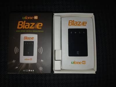 INTERNET DEVICE BLAZE UFONE 4G  FULLY FUNCTIONAL