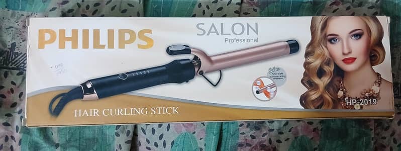 Philips thin hair curler, brand new