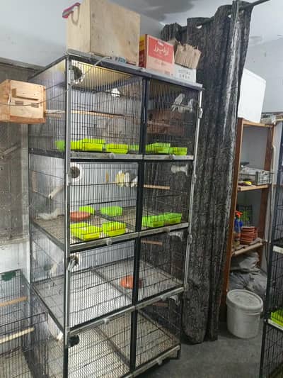 1 cage size 2x2 & 1.5x2
