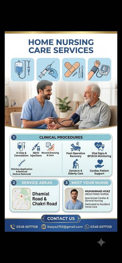 Nurse Available, Specialized in Cardiac Care