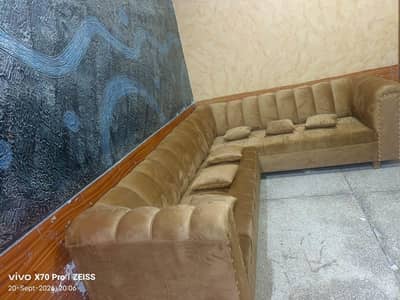 corner sofa pure wood