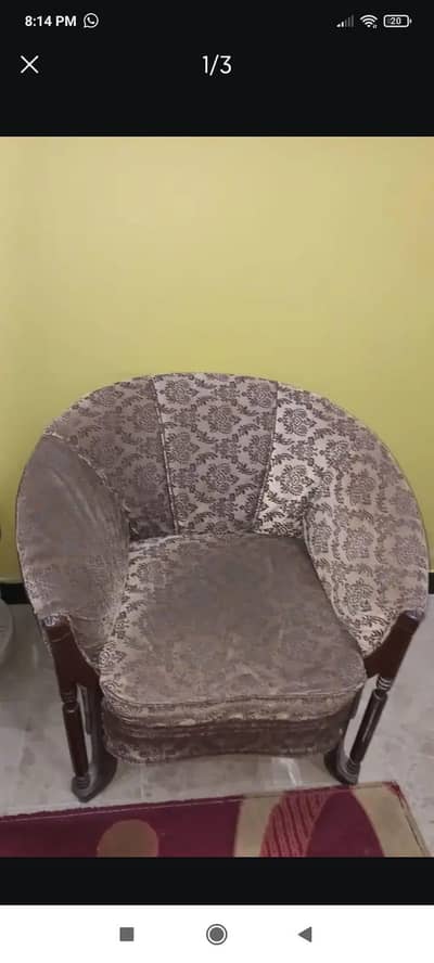 sheeshan wood sofa
