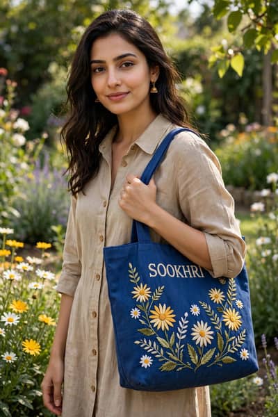 Floral Garden Tote Bag* > Price: 1599 Only -