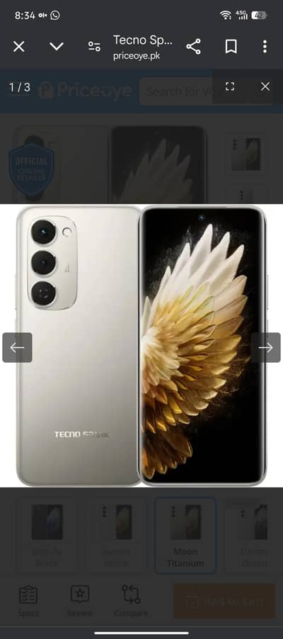 Tecno spark 40 pro plus