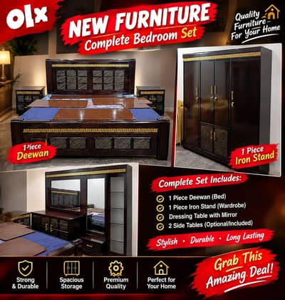 new furniture for sell in chobara near naar singh contact 03076193740