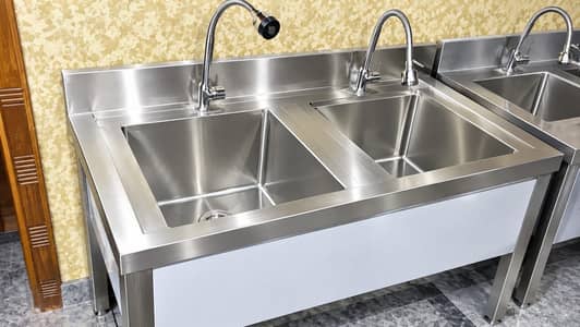 Wash sink double and single bowl | Baisan