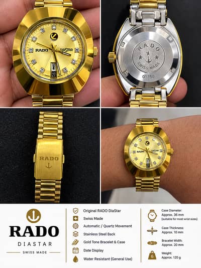 Rado gold watch ⌚