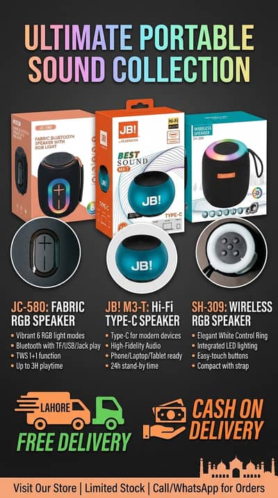 Wireless speaker In multiple sizes available