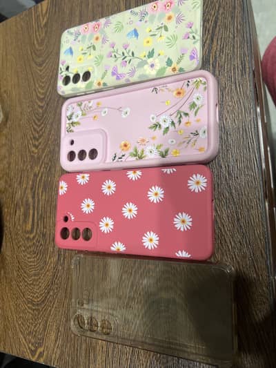 Samsung s21 silicon covers (slightly used)