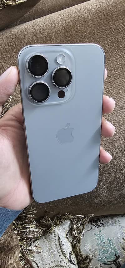iPhone 15 Pro 128GB — Natural Titanium | PTA APPROVED