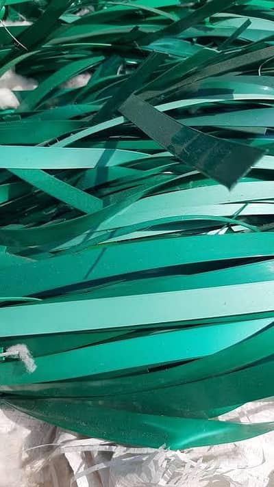plastic green patti/ pet patti/ recycling plastic/packing strip
