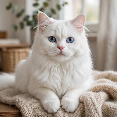 White Angel Cat