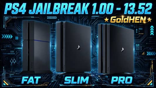 PS4 jailbreak upto 13.52/Games installation and PS4 cleaning services
