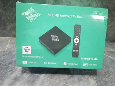 Android tv box android 15 (128) gb
