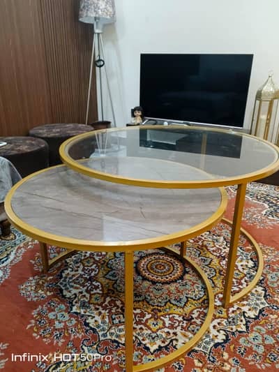 set of centre tabels