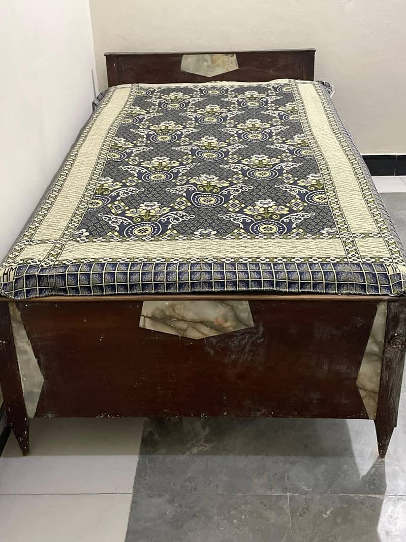 Single Bed With Matress 0