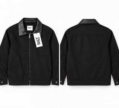 Brand New SALT Black Denim Jacket | Medium | Unused With Tags