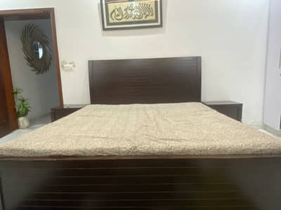 Wooden bed