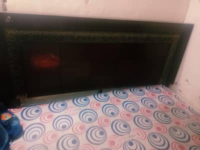 double bed 2 side table and singhar table