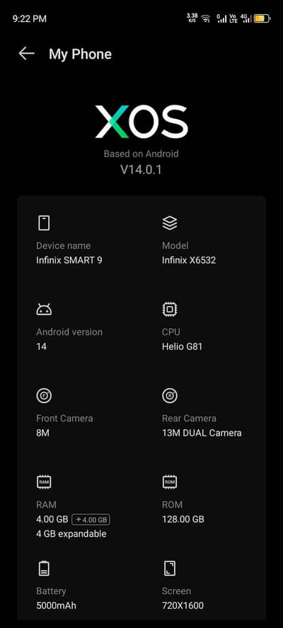 Infinix Smart 9 exchange possible