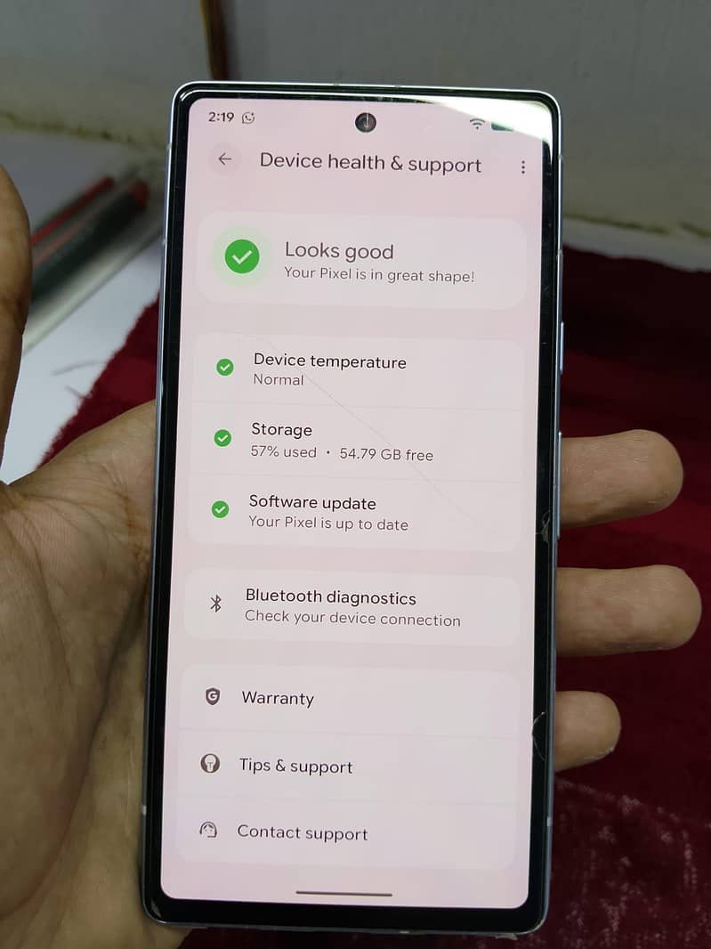 Google pixel 7a 8