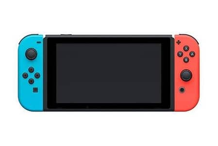 slightly used Nintendo switch V2 ORIGINAL +Joy-Con Wrist straps & Doc