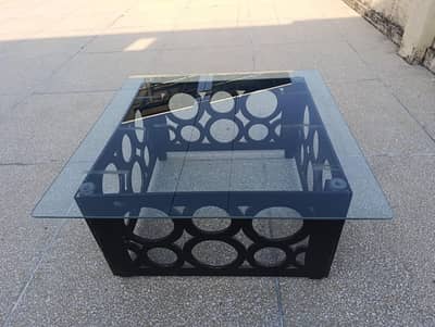 Glass and Wood Table