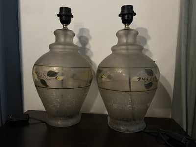 Vintage Hand painted Italian lamps