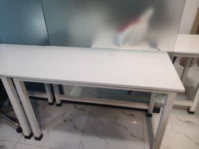 4 Office Tables for Sale (Per 7000)single Person Workstation