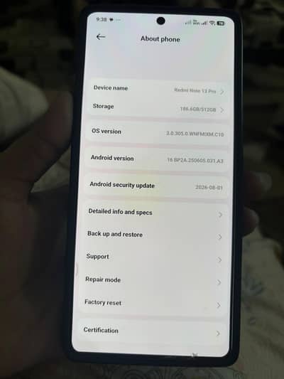 Xiaomi Redmi Note 13 Pro | Mid Night Black | 512GB