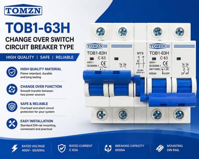 TOB1-63H ( change over switch circuit breaker type )
