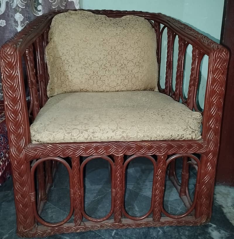 Bamboo sofa set 0