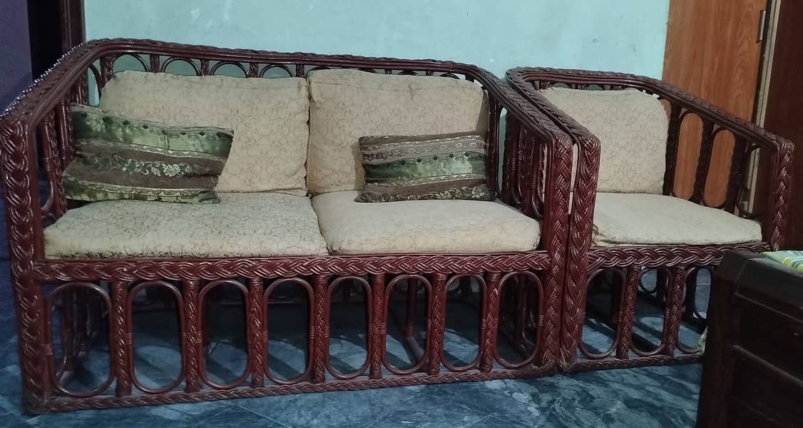 Bamboo sofa set 1