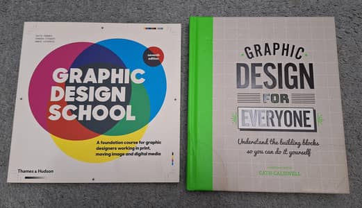 Graphic Designing Books x2