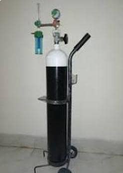 2kg oxygen cilinder new with regulator