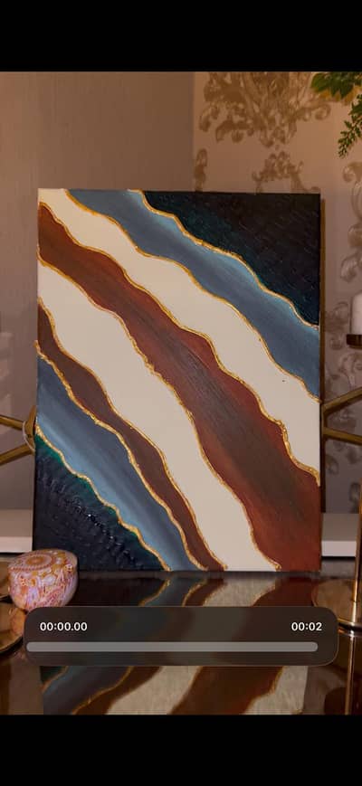 handmade textured art