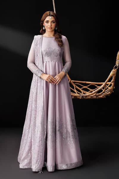 embroidered chiffon 3 PCs